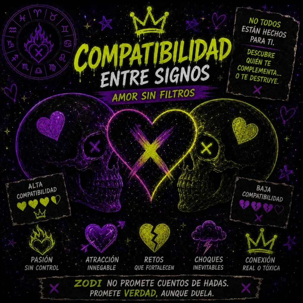 ZODI con las cartas de la compatibilidad